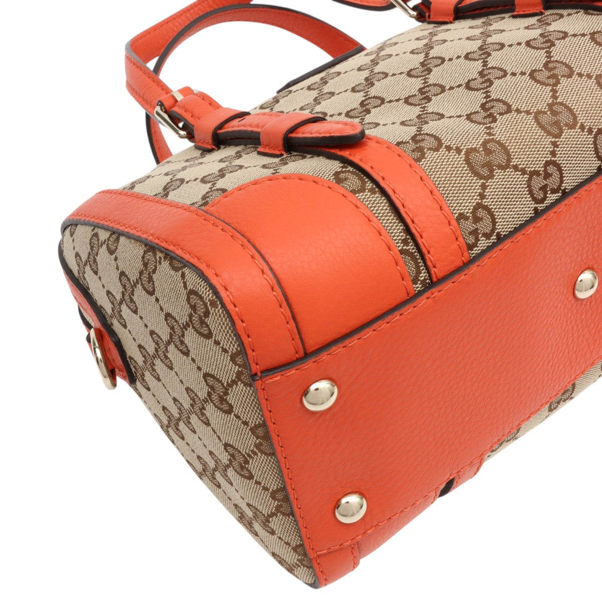 GG Canvas 2-Way Bag Beige/Orange