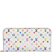 2013年产 Monogram Multicolore Portefeuille Insolite 钱夹 白色