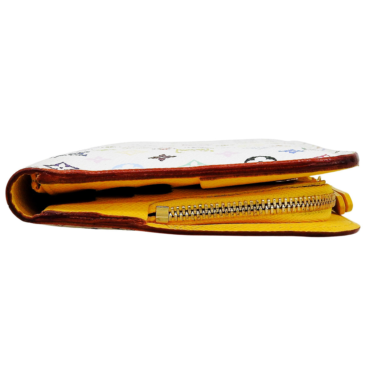 2013年产 Monogram Multicolore Portefeuille Insolite 钱夹 白色