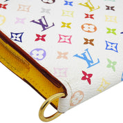 2013年产 Monogram Multicolore Portefeuille Insolite 钱夹 白色