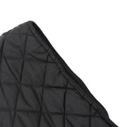Quilted Zip-Up Vest #M Black