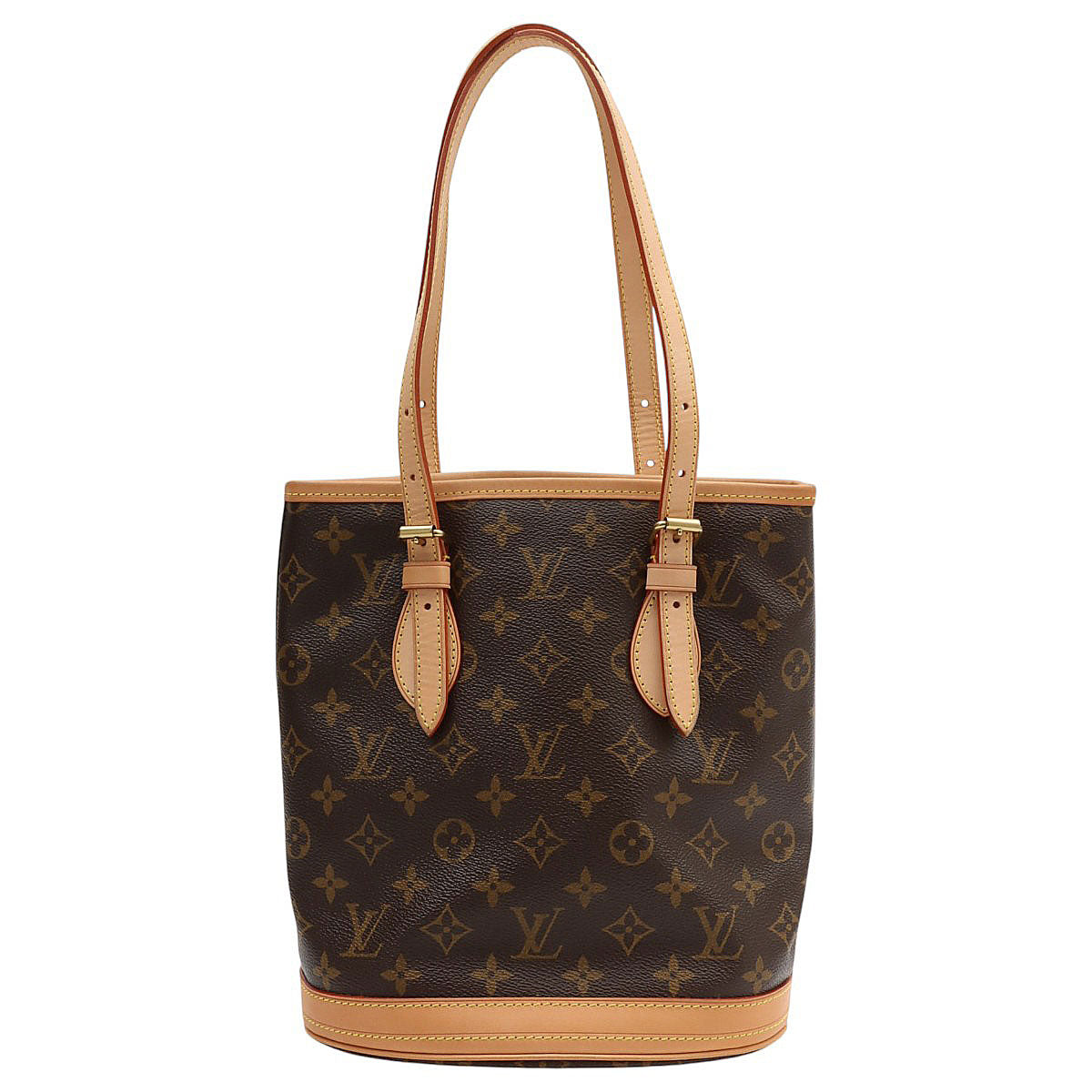 2006 Canvas Monogram Bucket PM, Brown