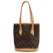 2006 Canvas Monogram Bucket PM, Brown
