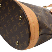 2006 Canvas Monogram Bucket PM, Brown