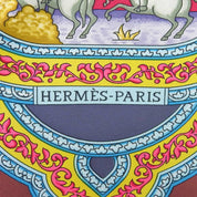 Carré 90 Karamdani Scarf Bordeaux/Multicolor