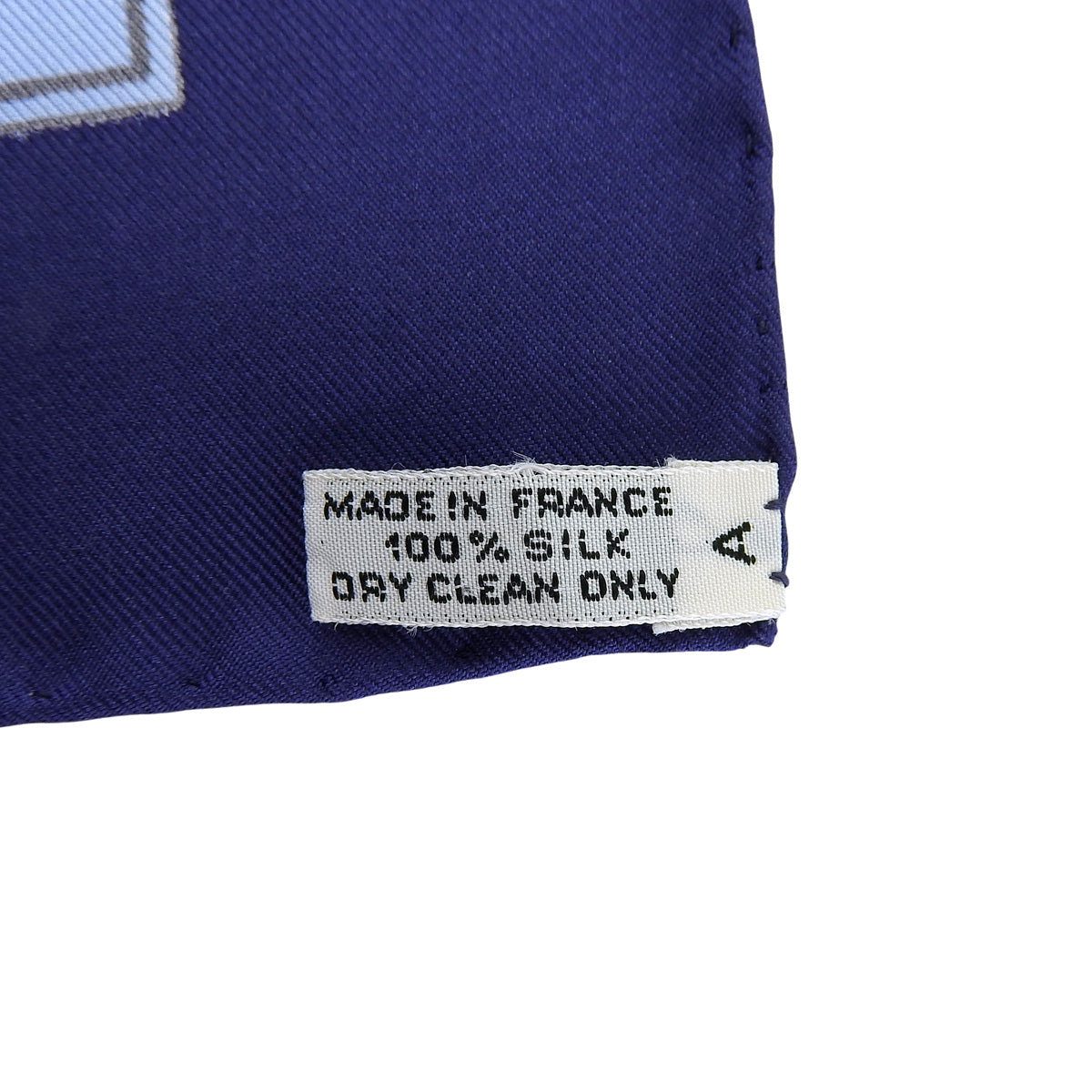 Carré 90 Jeu des Omnibus et Dames Blanches Scarf Blue
