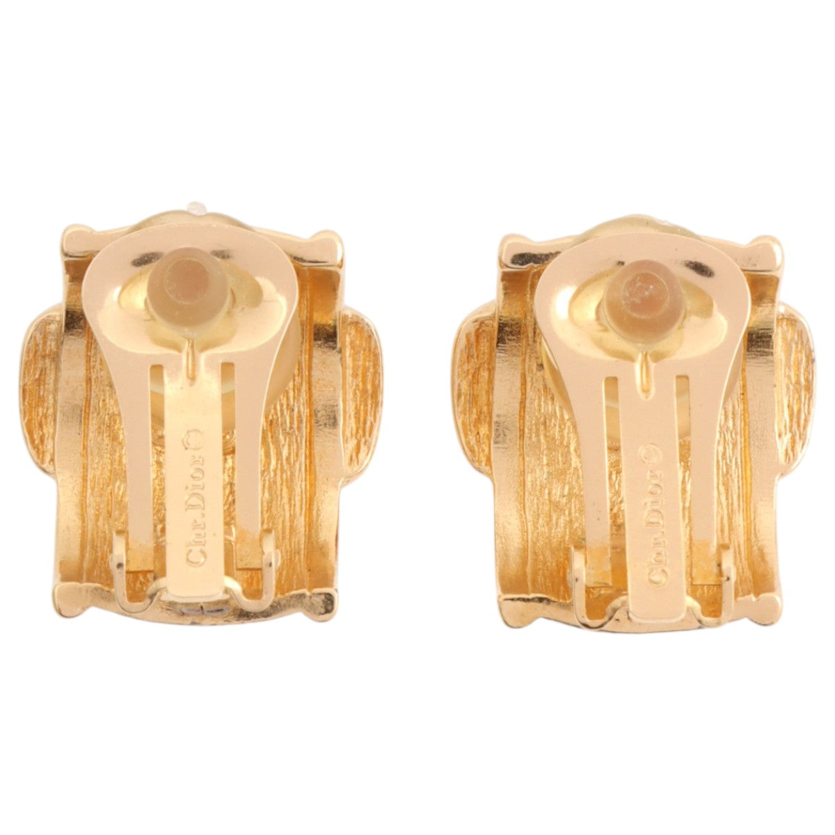 Belt Motif Earrings Gold