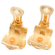 Belt Motif Earrings Gold