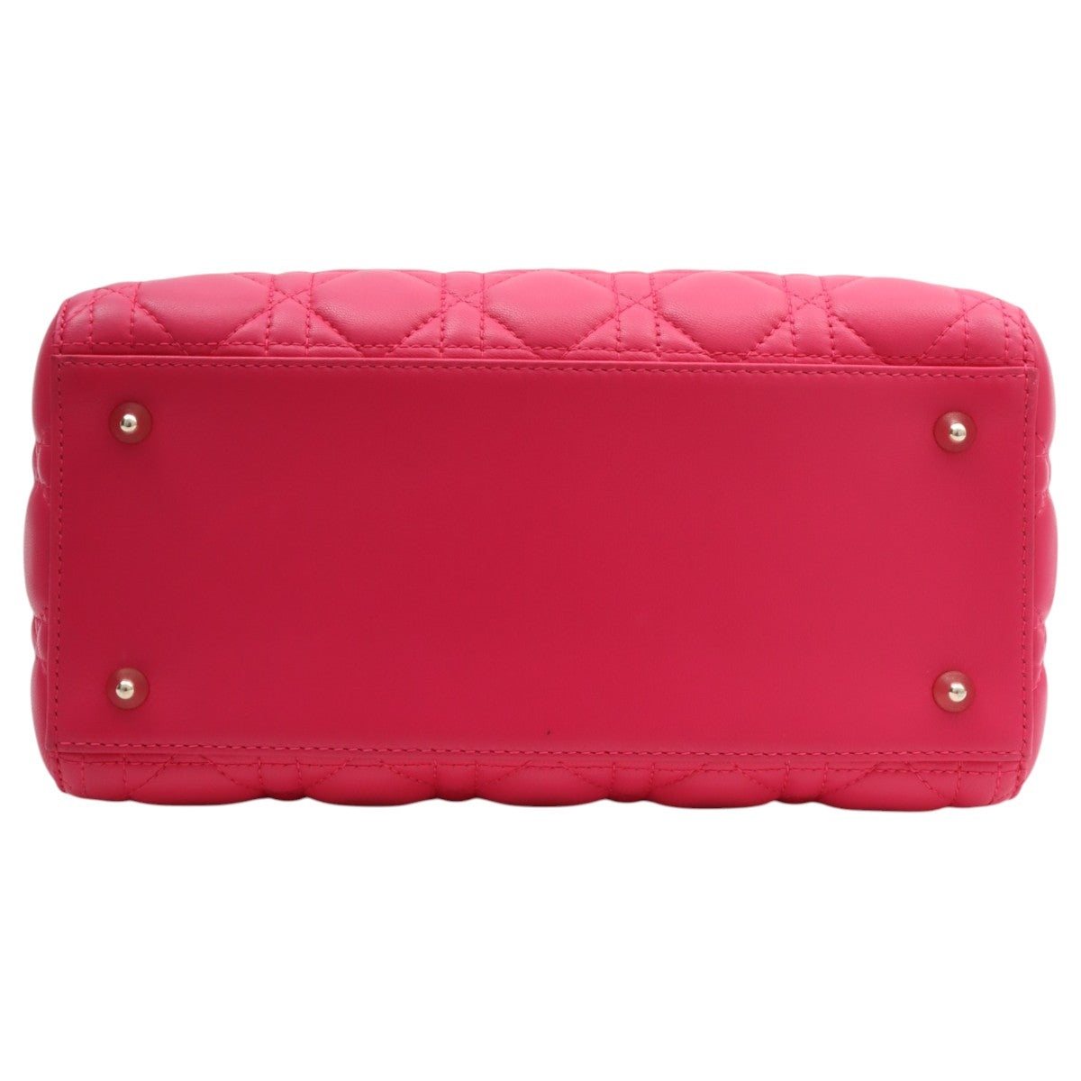 Lady Dior Cannage Stitch 2-Way Bag M Pink