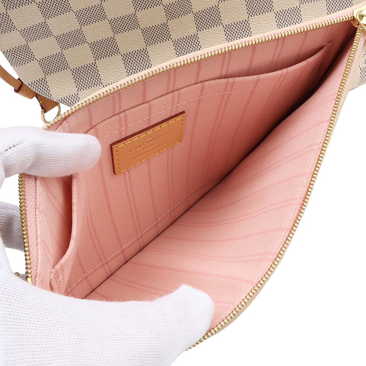 2019年製 キャンバスダミエネヴァーフルMM アズール