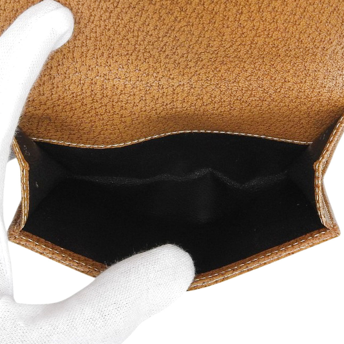 Canvas GG Pattern Compact Wallet Light Blue/Brown
