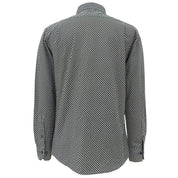 Gingham Check Pattern Shirt #2 Black/White