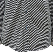 Gingham Check Pattern Shirt #2 Black/White