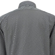 Gingham Check Pattern Shirt #2 Black/White