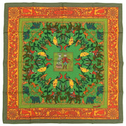 Carré 90 Early America Scarf Green/Multi