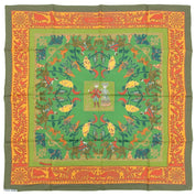 Carré 90 Early America Scarf Green/Multi