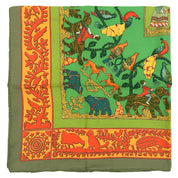 Carré 90 Early America Scarf Green/Multi