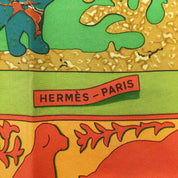 Carré 90 Early America Scarf Green/Multi