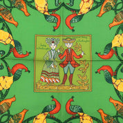 Carré 90 Early America Scarf Green/Multi