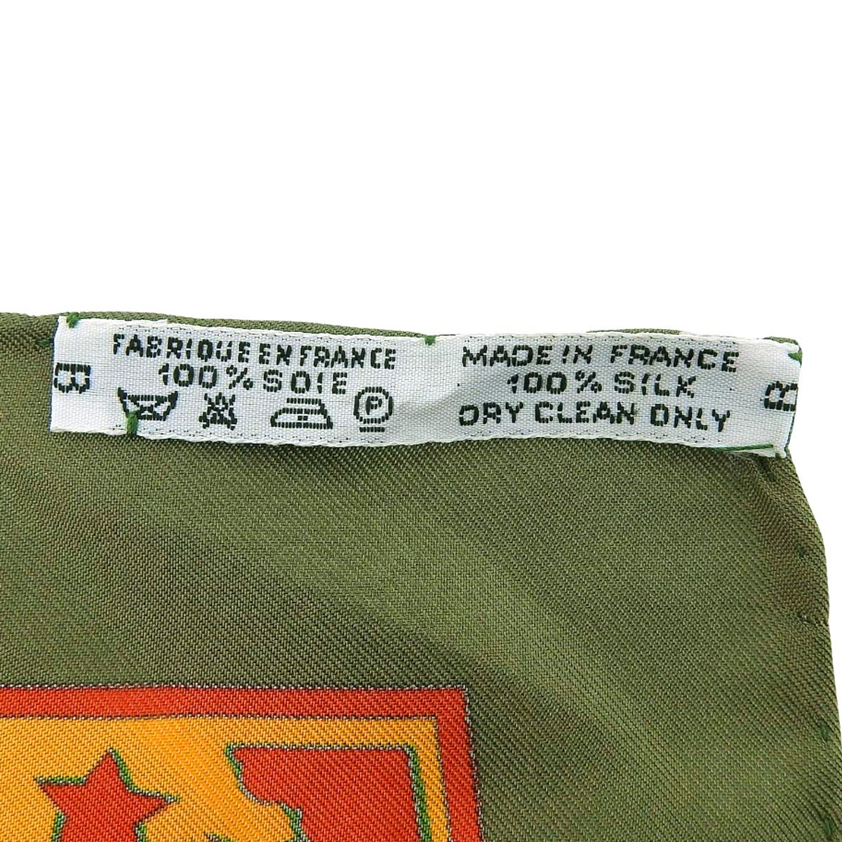 Carré 90 Early America Scarf Green/Multi