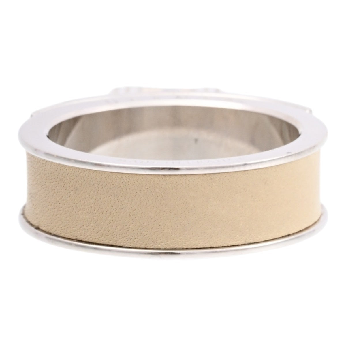 Kelly Scarf Ring 银色/象牙白