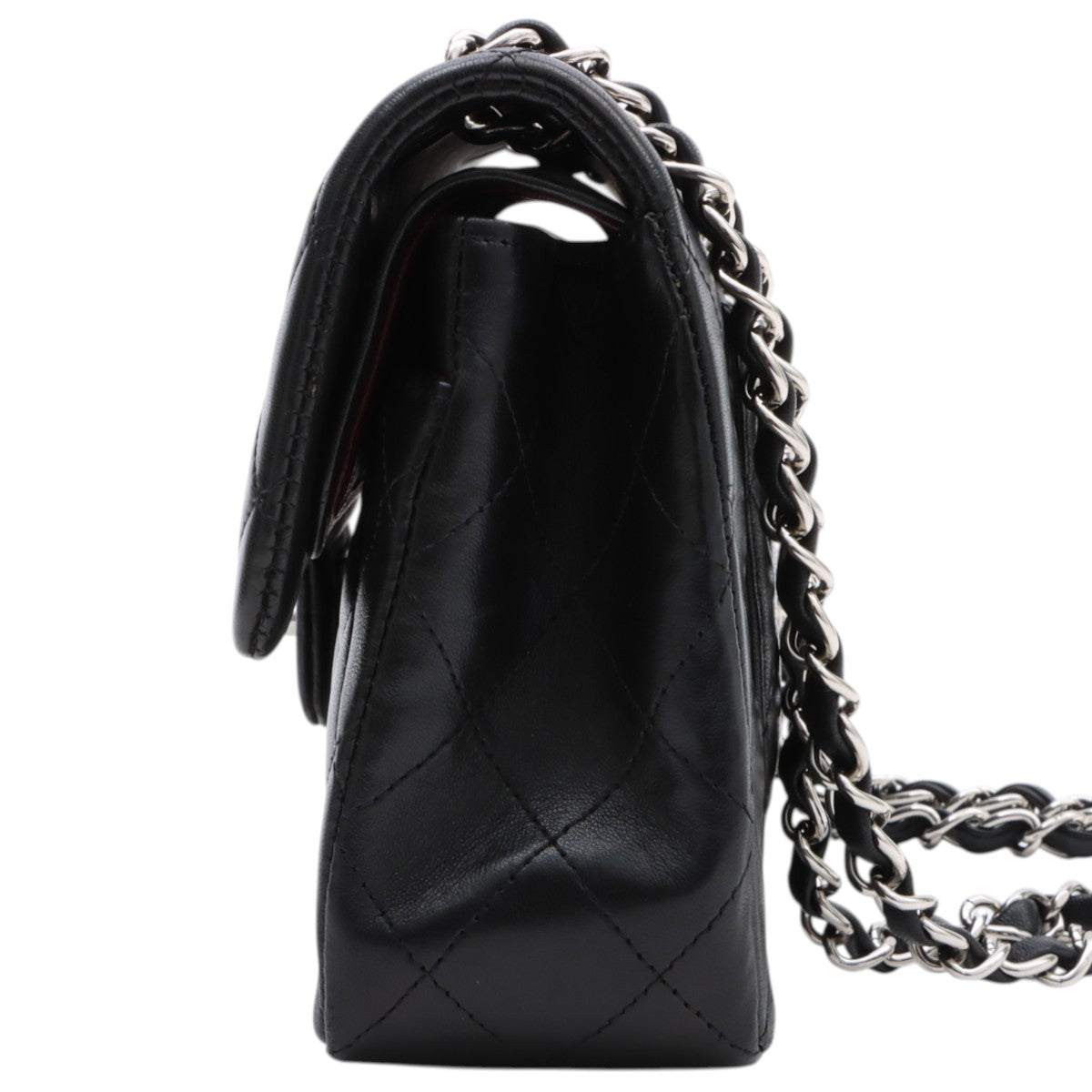 2009年頃製 クラシックフラップチェーンバッグ23cm ブラック