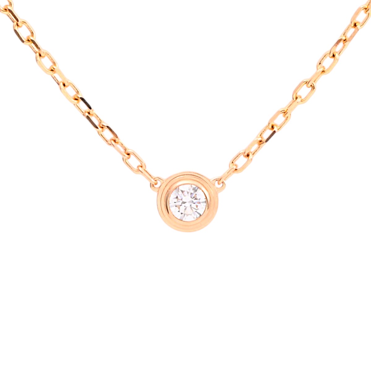 18K Damour SM Pink Gold