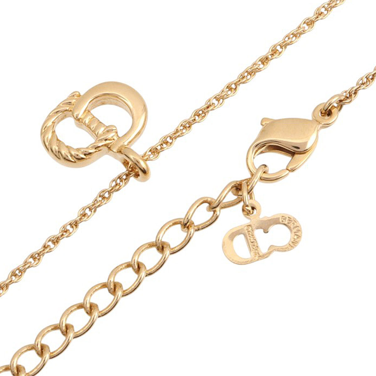 Logo necklace gold
