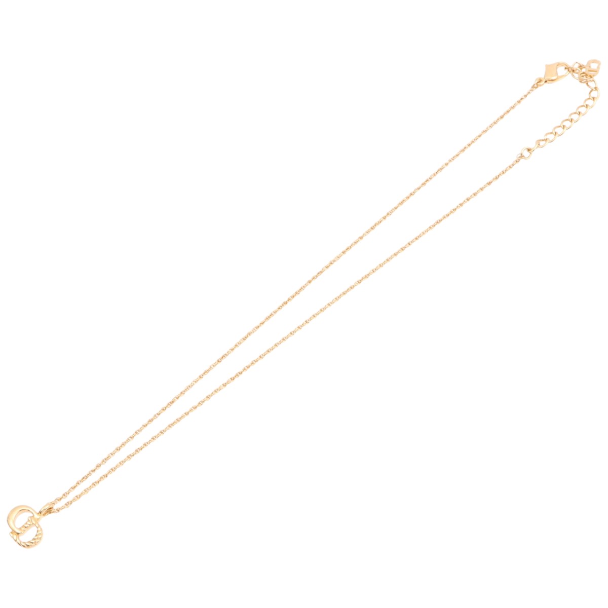 Logo necklace gold