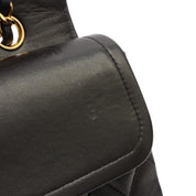 Circa 1992 Classic Flap Chain Bag 25cm Black