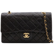 Circa 1992 Classic Flap Chain Bag 25cm Black