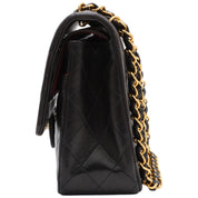 Circa 1992 Classic Flap Chain Bag 25cm Black