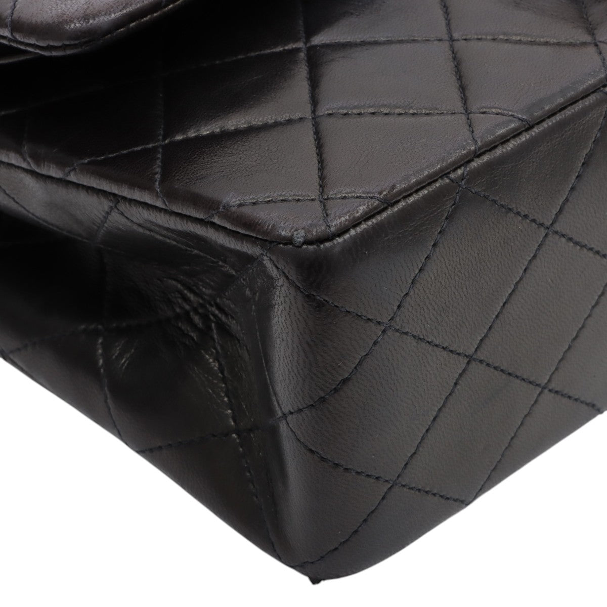 Circa 1992 Classic Flap Chain Bag 25cm Black