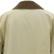 ノバチェックライニングステンカラーコート ベージュ
