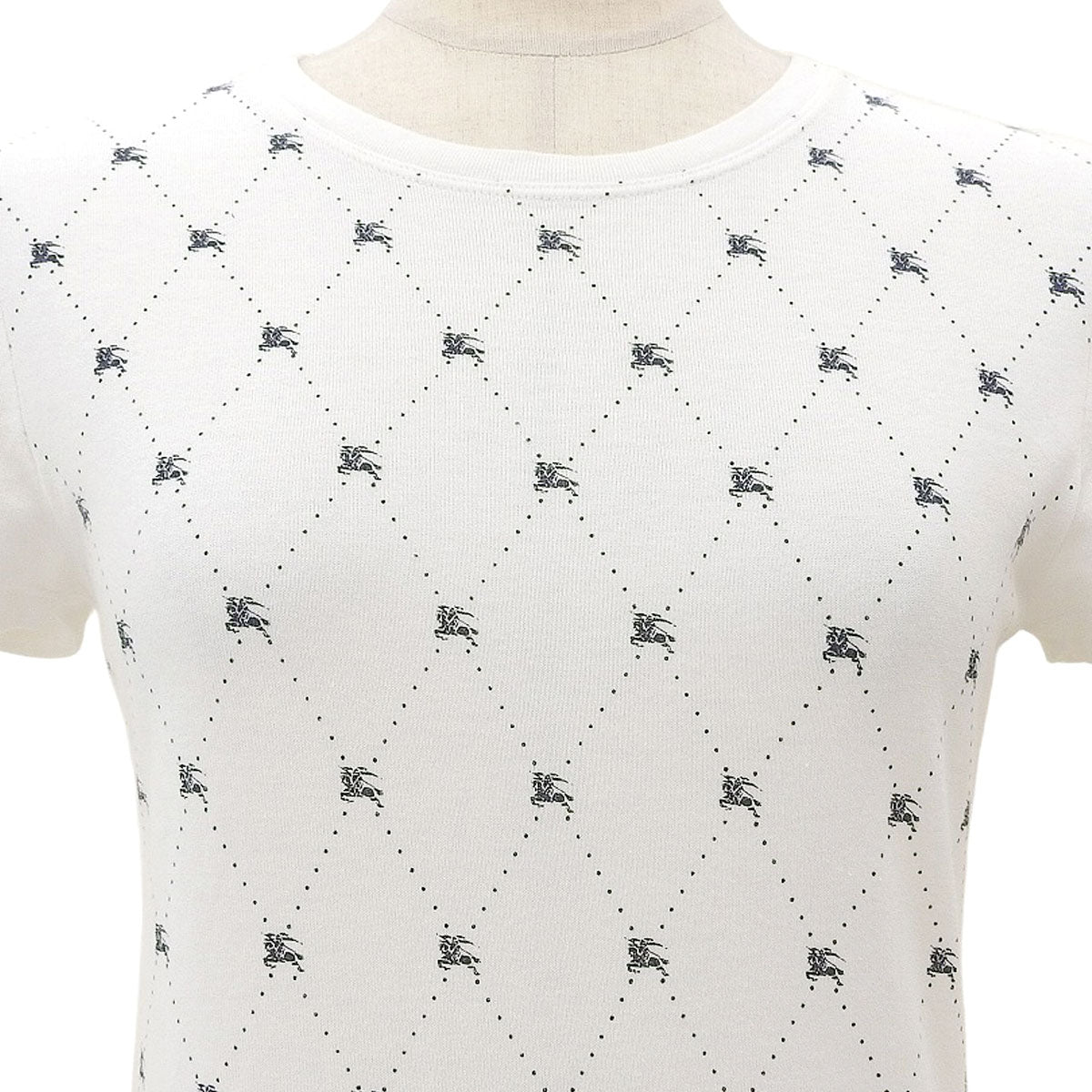 Logo Pattern T-Shirt #M White