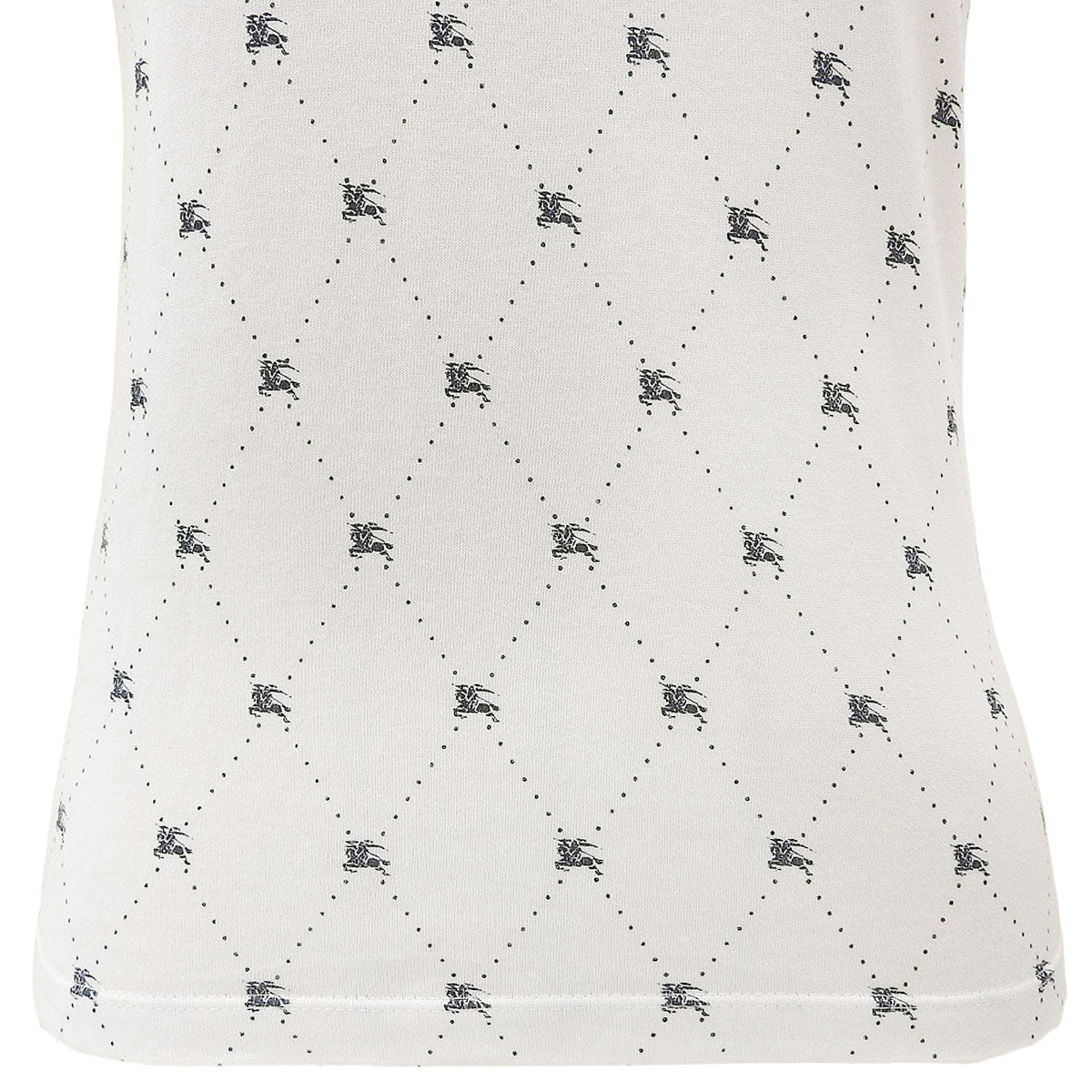 Logo Pattern T-Shirt #M White