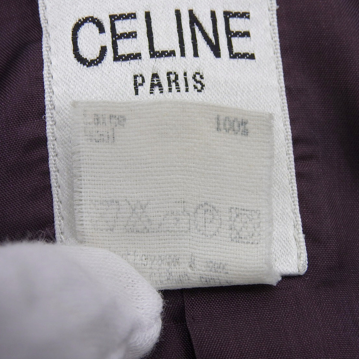 Wool Macadam Button Jacket #39 Purple