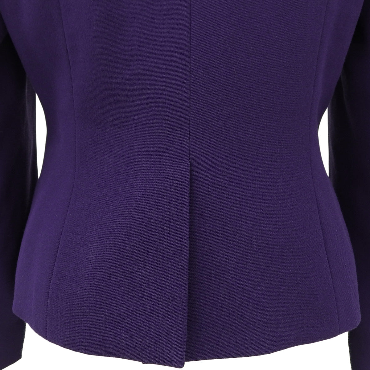 Wool Macadam Button Jacket #39 Purple