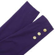 Wool Macadam Button Jacket #39 Purple