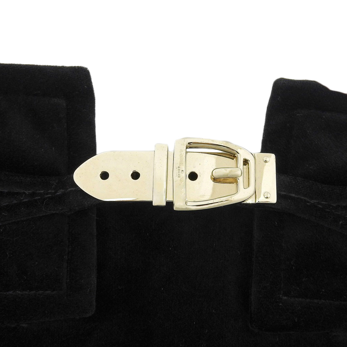 2005年製 ホースビットプレートベロアスカート #38 ブラック