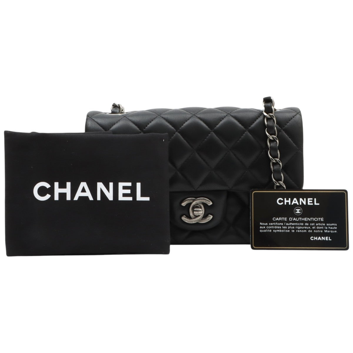 Circa 2014 Classic Flap Chain Bag Mini Black