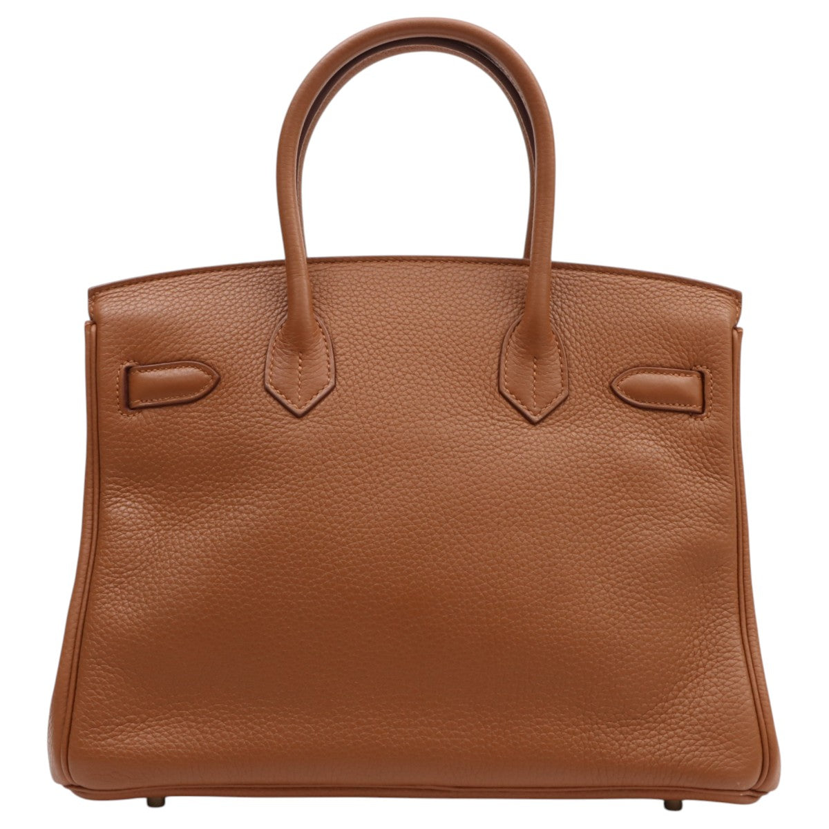 2011年款 Birkin Club 30 金色/栗子色/米白色