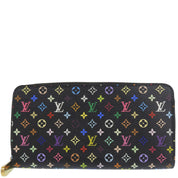 2012年款 Monogram Multicolor 拉链钱夹 黑色