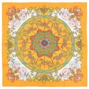 Carré 90 Luna Park Scarf Orange/Multi-colored