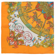 Carré 90 Luna Park Scarf Orange/Multi-colored