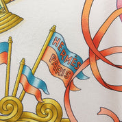 Carré 90 Luna Park Scarf Orange/Multi-colored