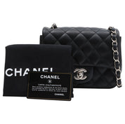 2021-era Classic Flap Chain Bag Mini, Black