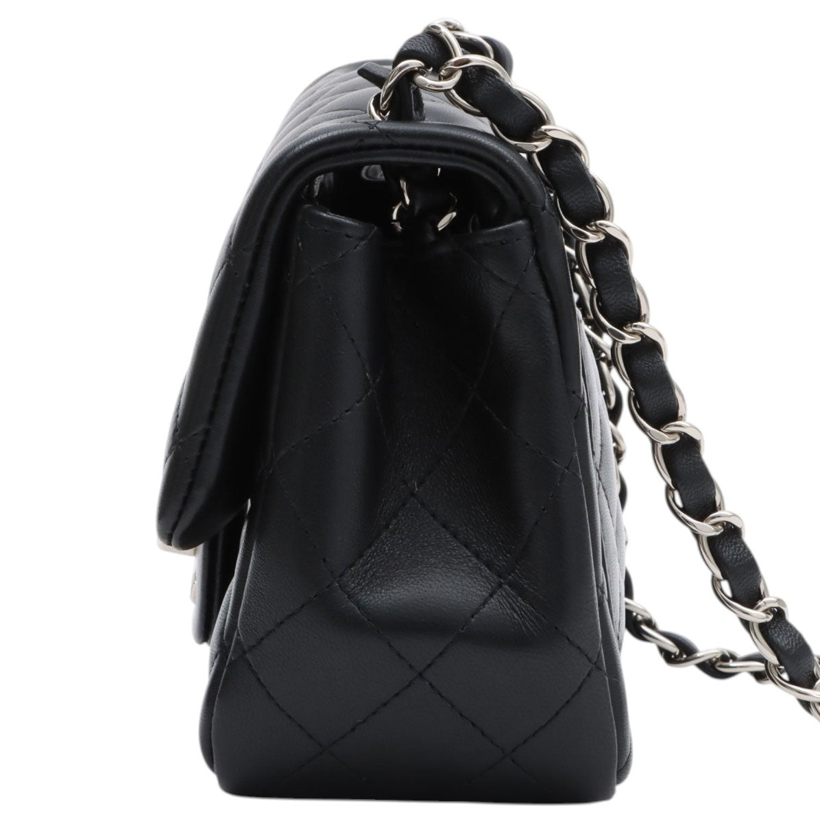 2021-era Classic Flap Chain Bag Mini, Black