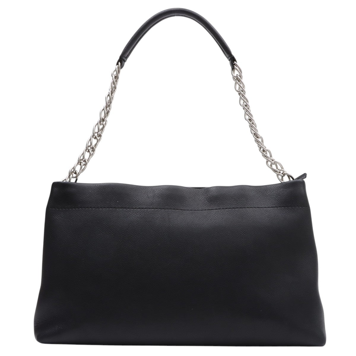 2008-ish Caviar Skin CC Mark Stitch Chain Tote Bag Black