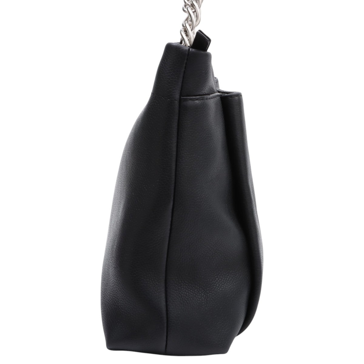 2008-ish Caviar Skin CC Mark Stitch Chain Tote Bag Black